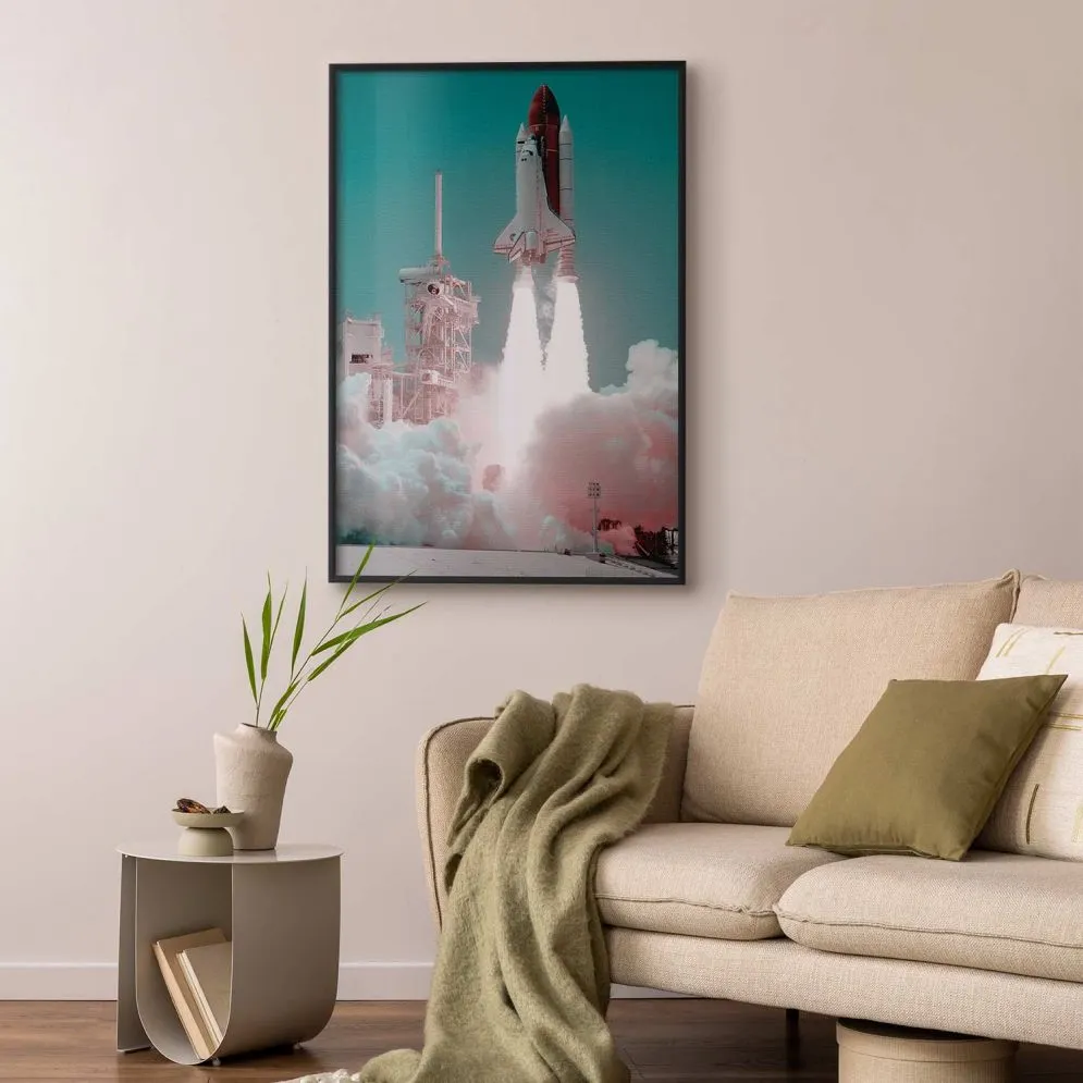Plakat Nowa era 60x90 cm z ramą czarną bez marginesu | MIRAT.