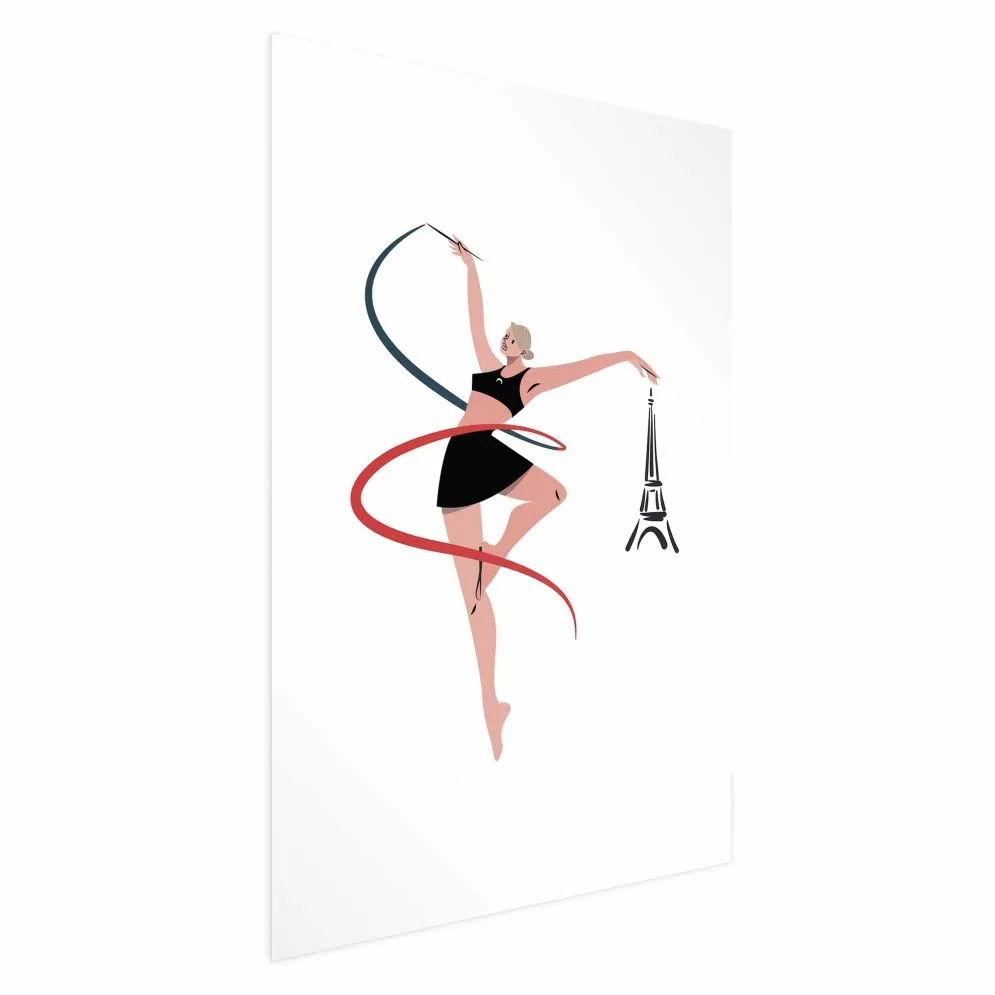 Plakat Gimnastyka artystyczna 21x30 cm bez ramy bez marginesu | MIRAT.