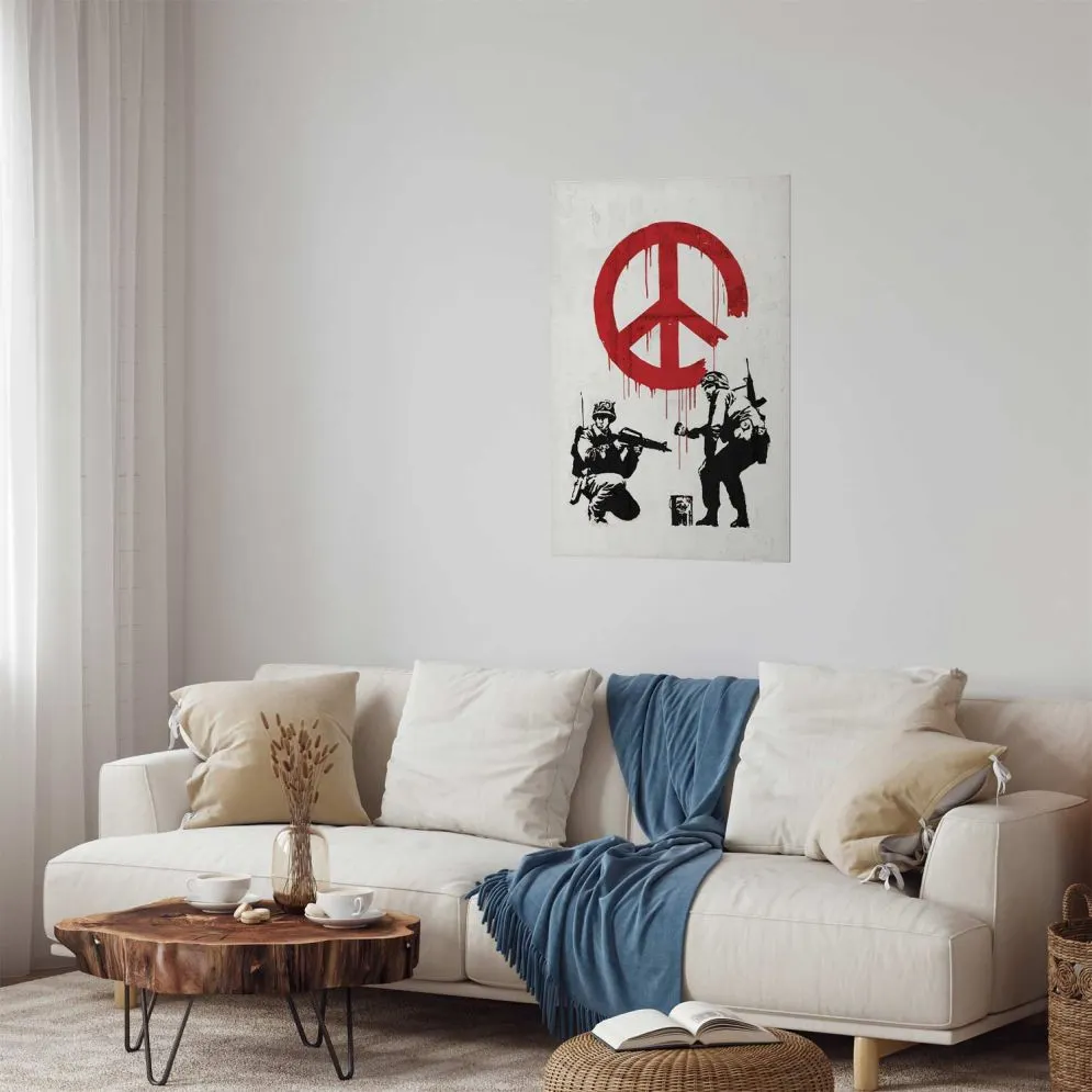 Plakat Wojna i pokój 21x30 cm bez ramy bez marginesu | MIRAT.