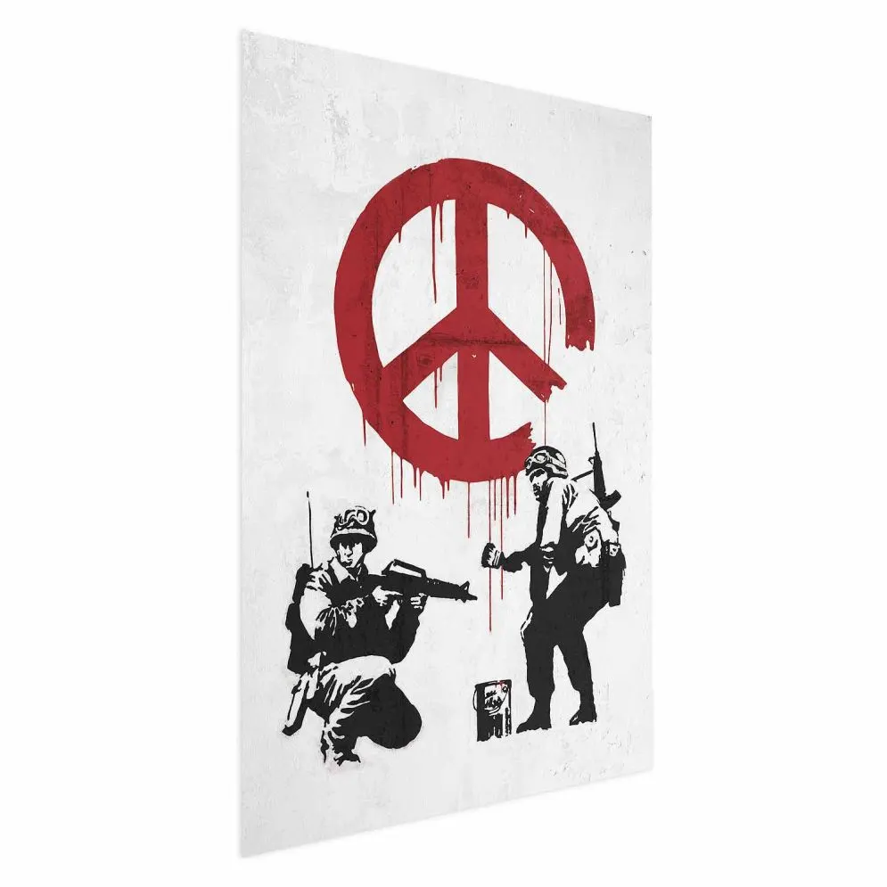 Plakat Wojna i pokój 21x30 cm bez ramy bez marginesu | MIRAT.