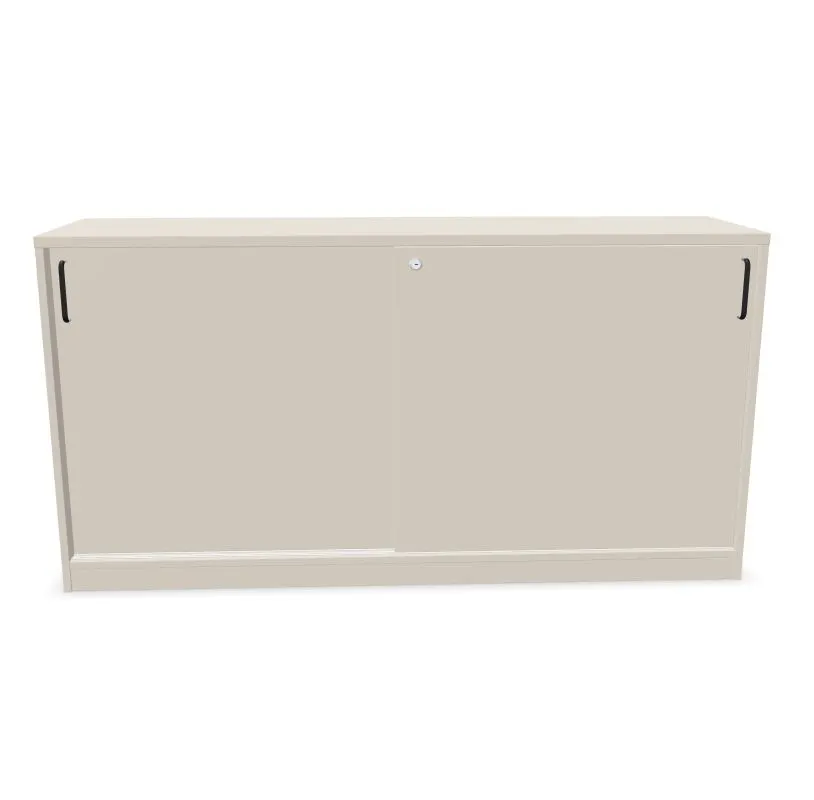 Szafka biurowa przesuwna EASY SPACE CABINET S 1.5-OH 160cm kaszmirowa zamykana I sklep meblowy MIRAT.