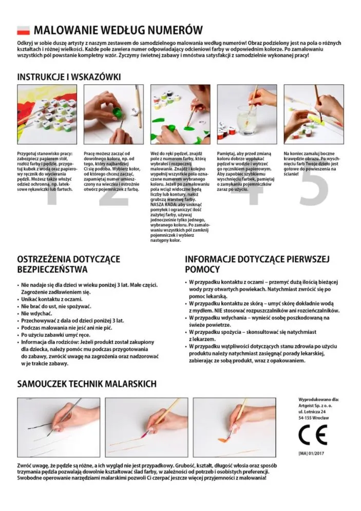 Obraz do samodzielnego malowania - Tygrys i ornamenty | MIRAT.