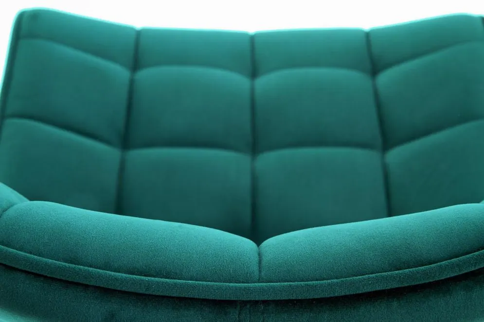 Krzesło K332 VELVET turkusowe tapicerowane z przeszyciami | MIRAT. w stylu  kolekcja