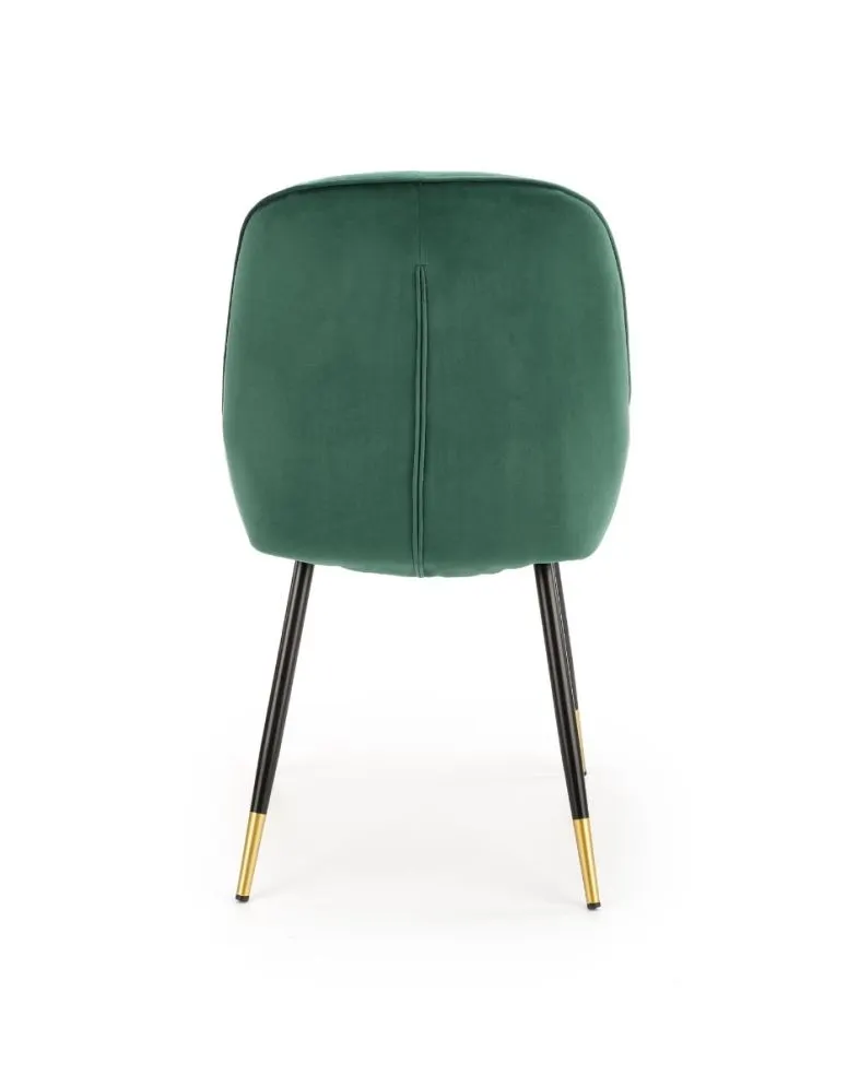 Krzesło K437 VELVET ciemnozielone w stylu glamour | MIRAT. styl GLAMOUR