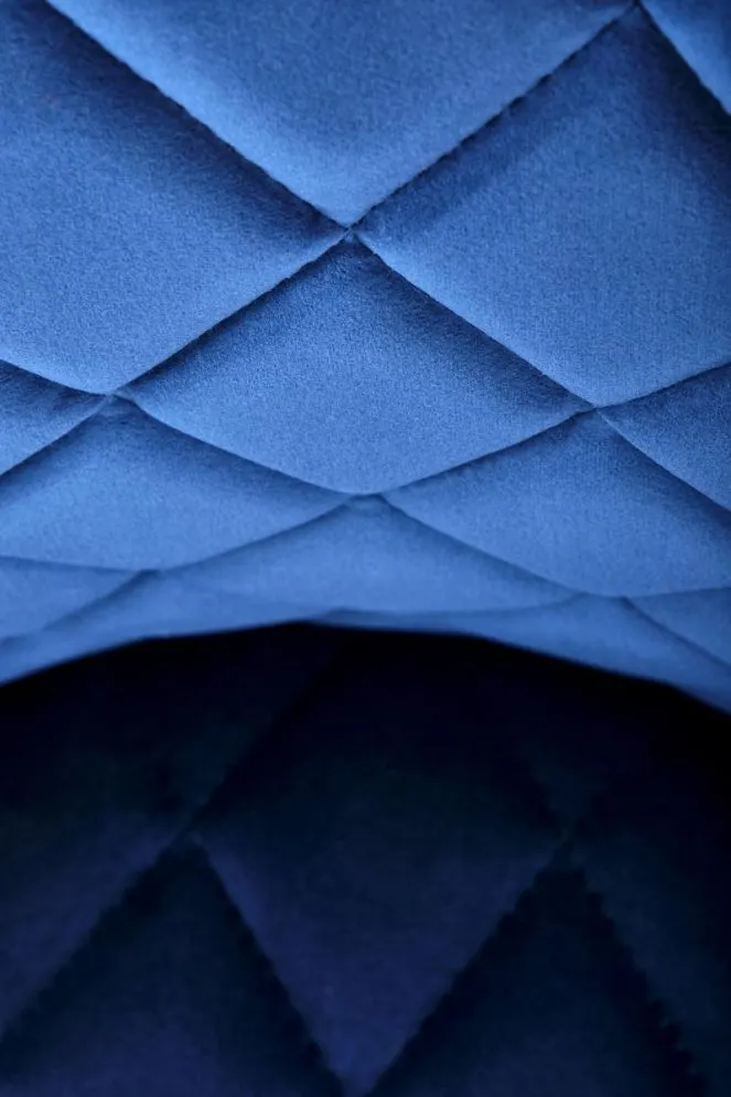 Krzesło K450 VELVET granatowe tapicerowane do salonu | MIRAT. w stylu GLAMOUR, LOFT kolekcja