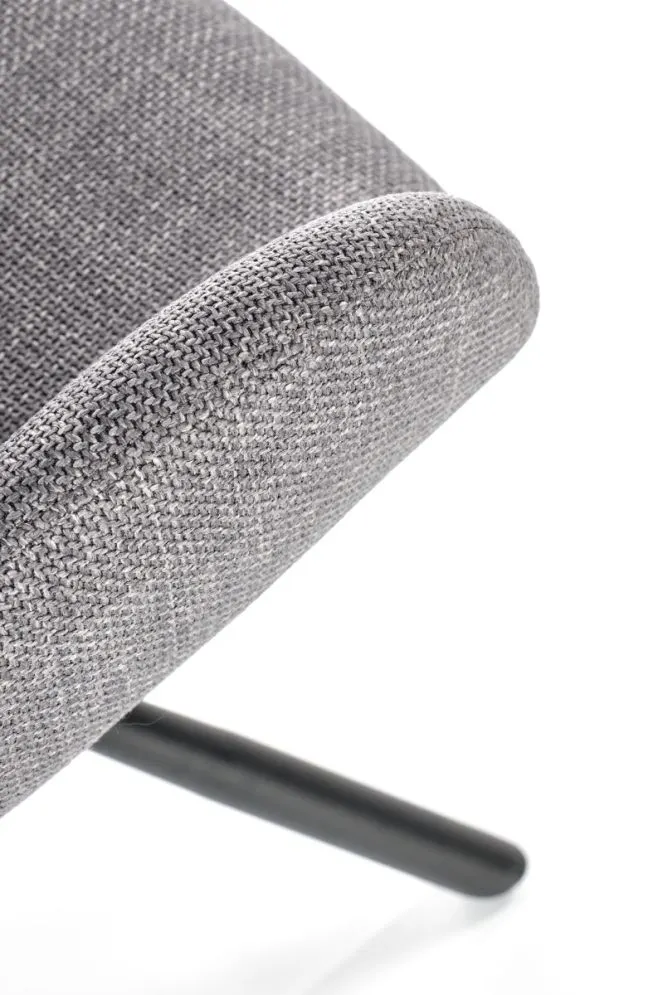 Krzesło K475 szare na metalowych nogach | MIRAT. w stylu LOFT kolekcja