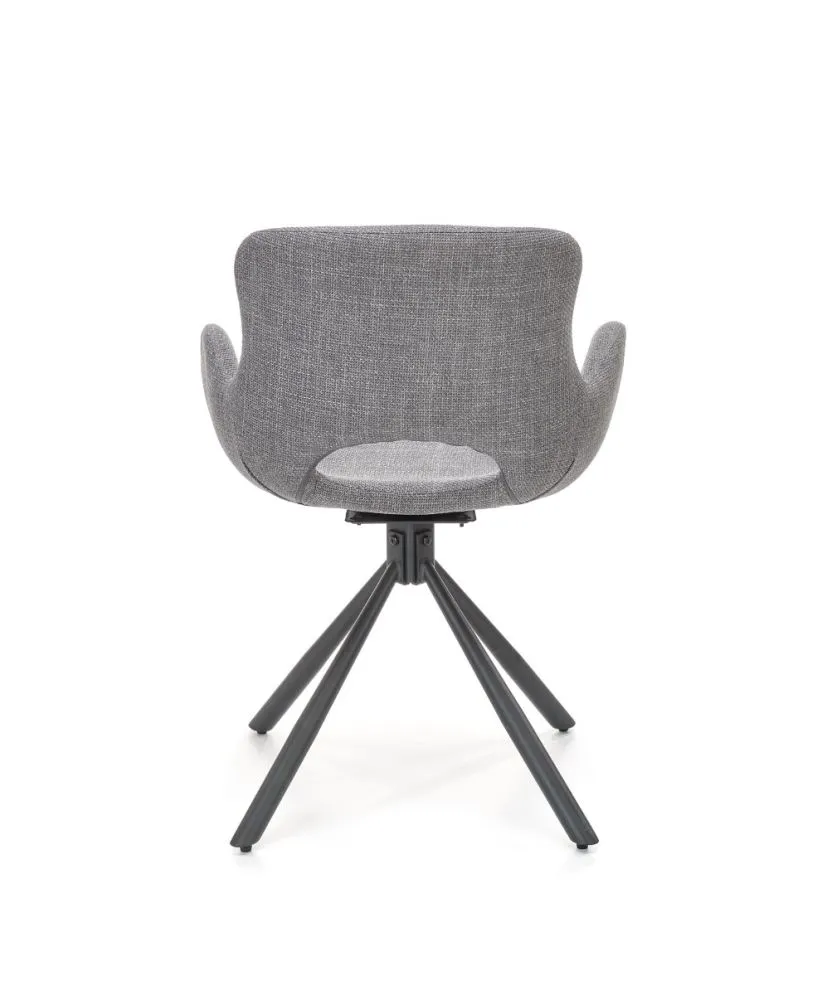 Krzesło K475 szare na metalowych nogach | MIRAT. w stylu LOFT kolekcja