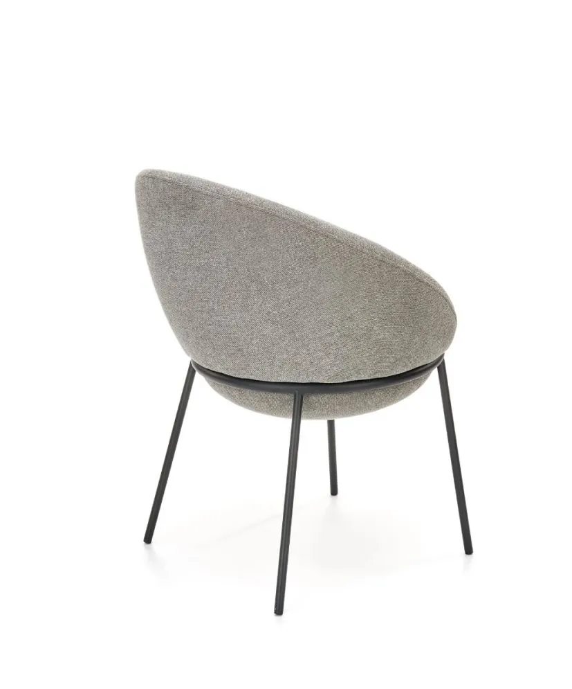 Krzesło K481 szare na metalowych nogach | MIRAT. w stylu LOFT kolekcja