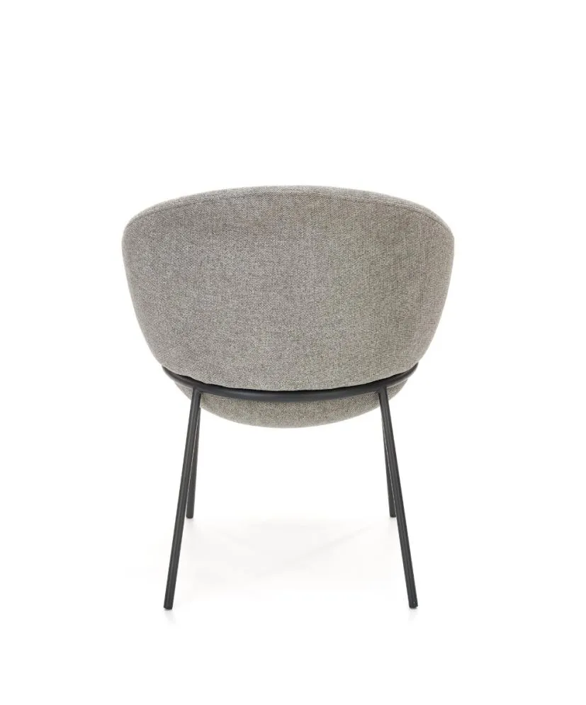 Krzesło K481 szare na metalowych nogach | MIRAT. w stylu LOFT kolekcja