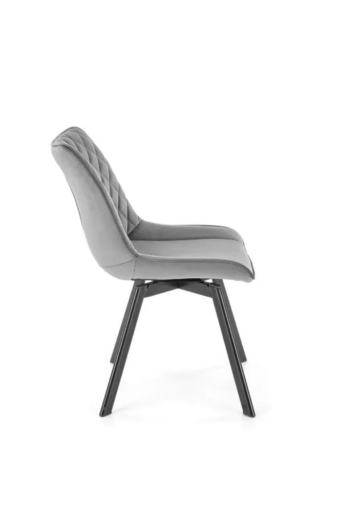 Krzesło K520 VELVET szare I sklep meblowy MIRAT. styl LOFT