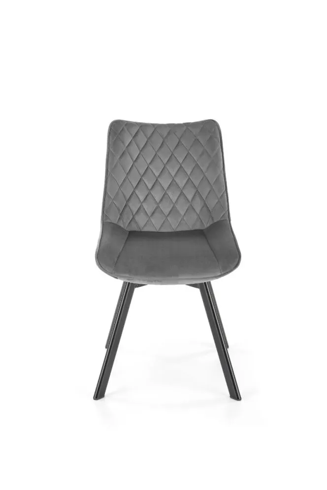 Krzesło K520 VELVET szare I sklep meblowy MIRAT. styl LOFT