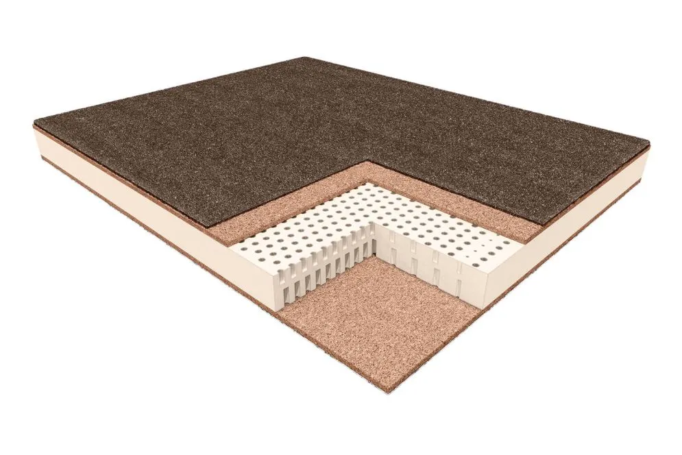 Materac ZEUS 120x200 lateksowy z kokosem dwustronny | MIRAT.