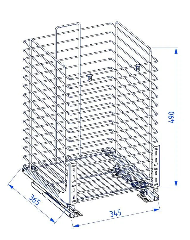 Szafka łazienkowa wysoka ARCO 40 cm biała połysk słupek | MIRAT