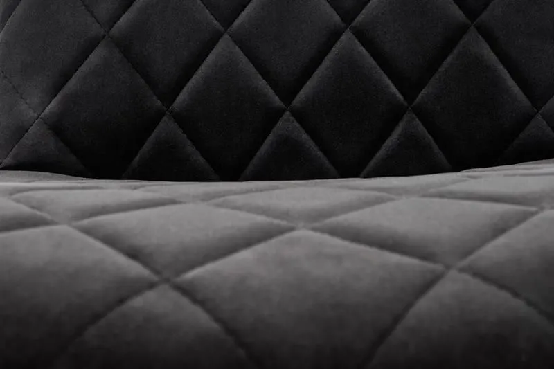 Krzesło tapicerowane K525 VELVET czarne welurowe I sklep meblowy MIRAT. styl GLAMOUR, LOFT