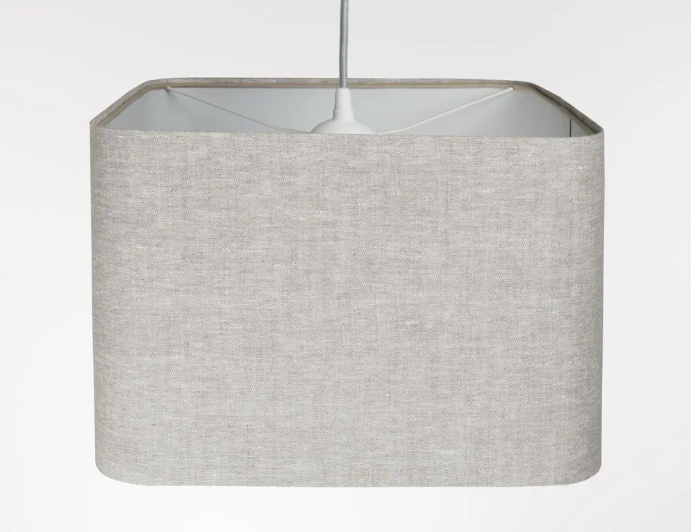 Lampa wisząca KWADRO LEN 010-40w30 beżowa/szara polska I sklep meblowy MIRAT.