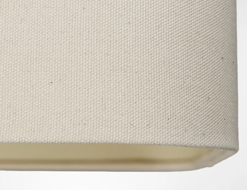 Lampa wisząca KWADRO LEN 011-40w20 kremowa lniana I sklep meblowy MIRAT.