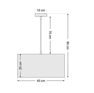 Lampa wisząca KWADRO SUE 40w20 czarna/złota kwadratowa I sklep meblowy MIRAT.  kolekcja KWADRO-BPS