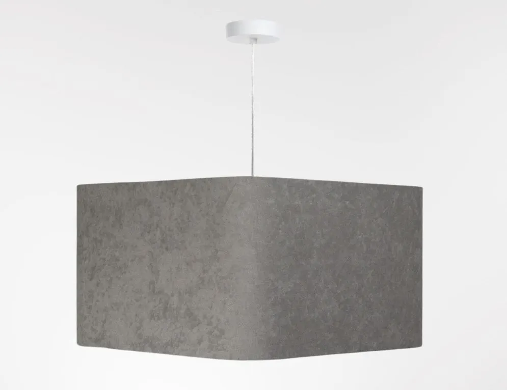 Lampa wisząca KWADRO SUE 40w25 szara/złota polska I sklep meblowy MIRAT.  kolekcja KWADRO-BPS