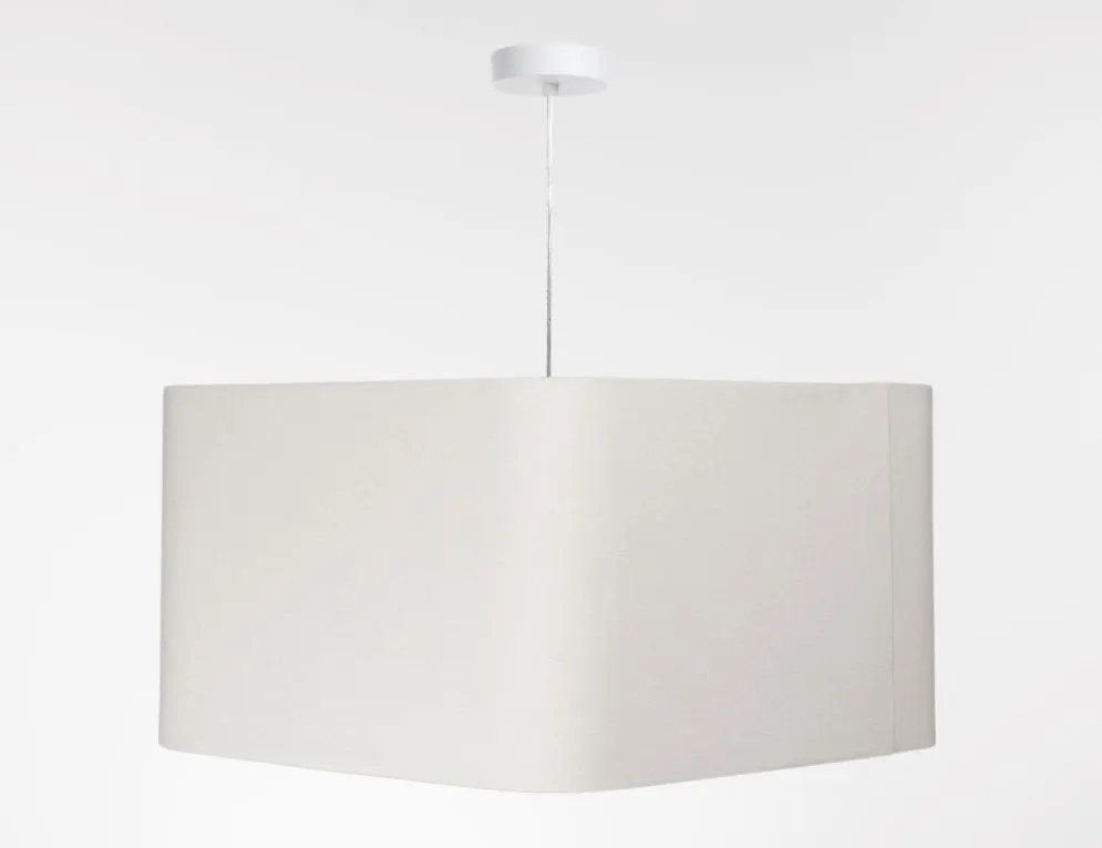 Lampa wisząca KWADRO SUE 40w30 biała/złota ręcznie wykonana I sklep meblowy MIRAT.  kolekcja KWADRO-BPS