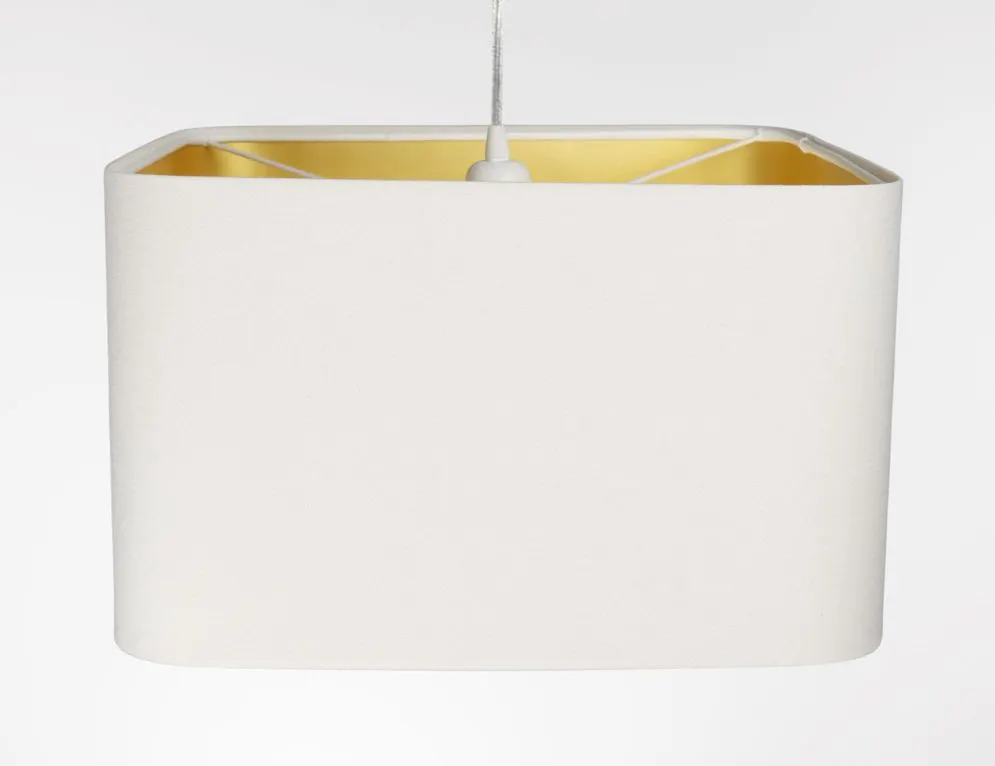 Lampa wisząca KWADRO SUE 40w20 biała/złota polska I sklep meblowy MIRAT.  kolekcja KWADRO-BPS