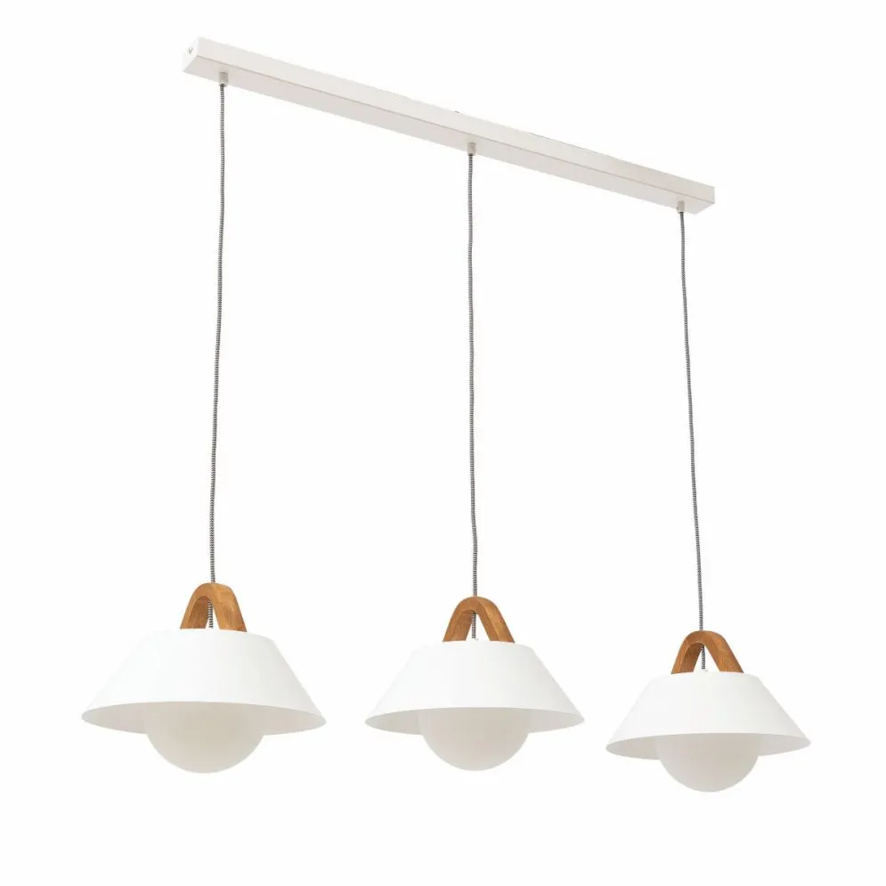 Lampa wisząca ALMITARA III biała nad stół do jadalni I sklep meblowy MIRAT.