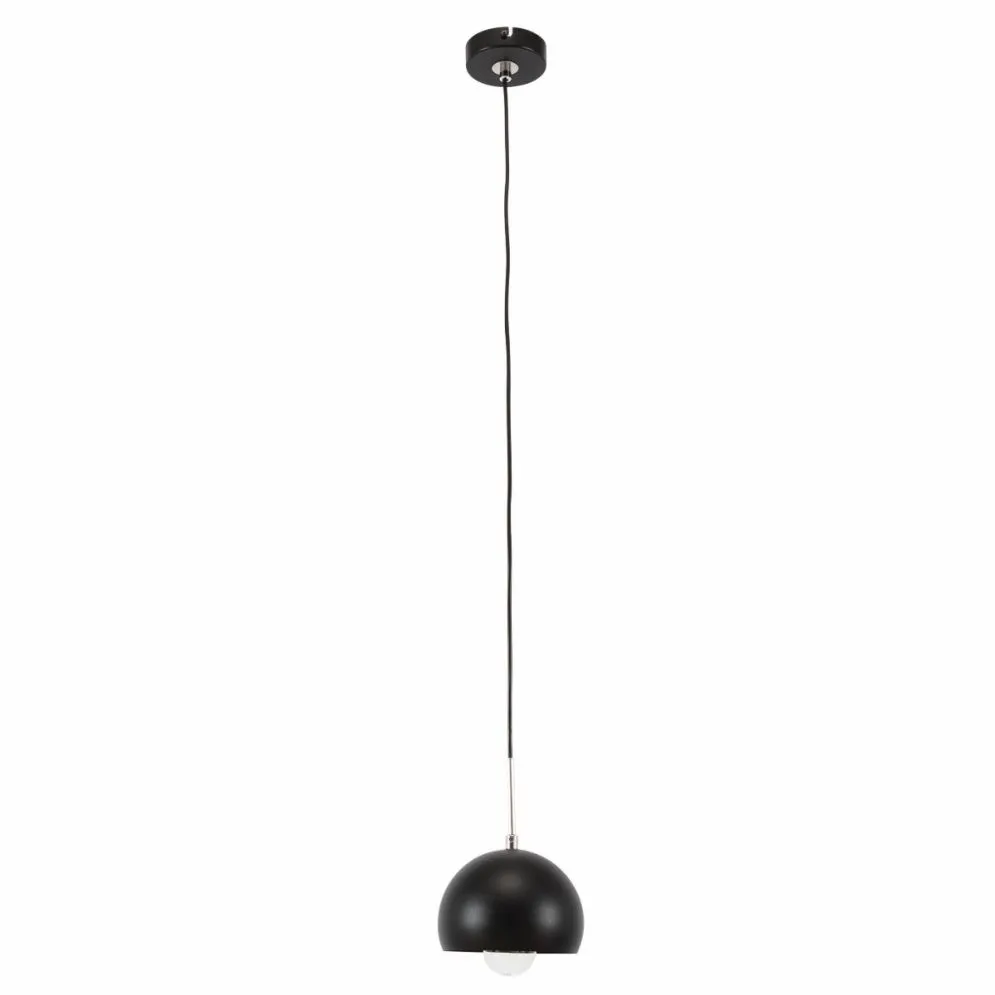 Lampa wisząca CANONUS I czarna z metalowym kloszem I sklep meblowy MIRAT.