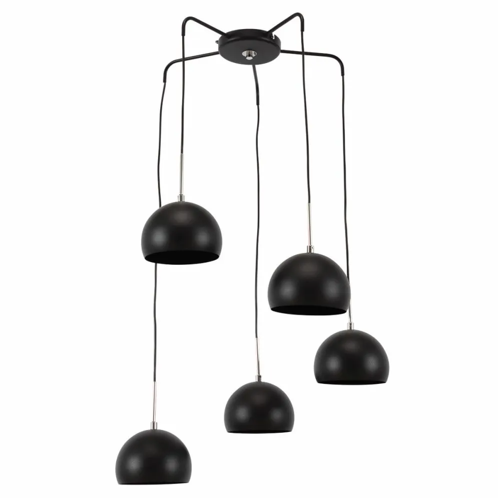 Lampa wisząca CANONUS II czarna typu pająk I sklep meblowy MIRAT.