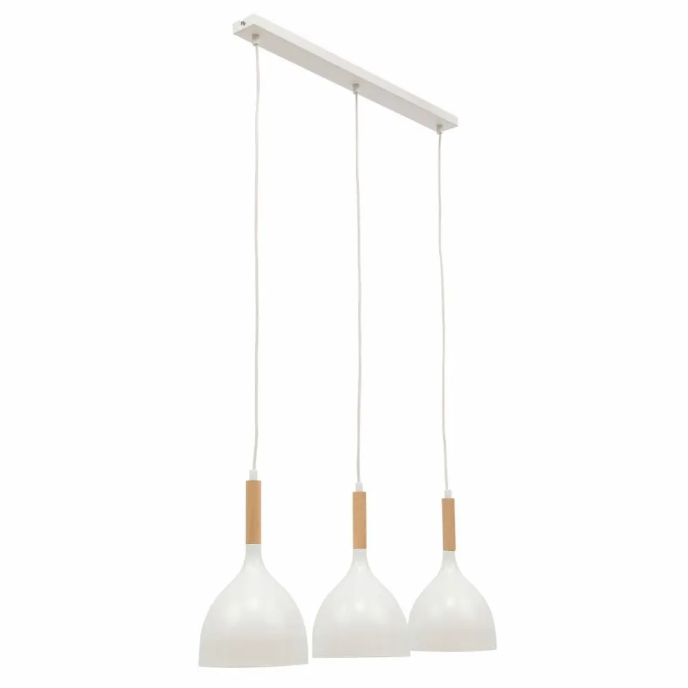 Lampa wisząca WOLDES III biała nad stół do jadalni I sklep meblowy MIRAT.