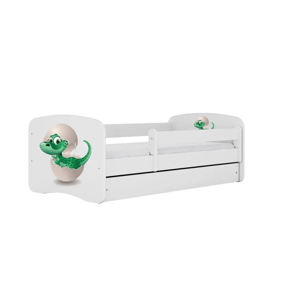 Łóżko dziecięce BABY DREAMS 180x80 mały dino z szufladą | MIRAT. w stylu  kolekcja BABY DREAMS