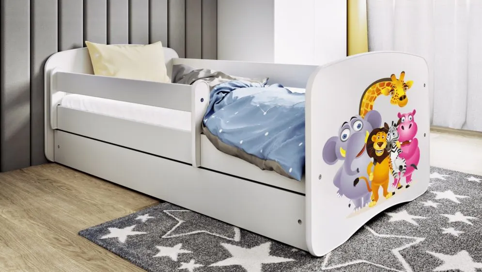 Łóżko dziecięce BABY DREAMS zoo 180 polskiej produkcji | MIRAT.  kolekcja BABY DREAMS