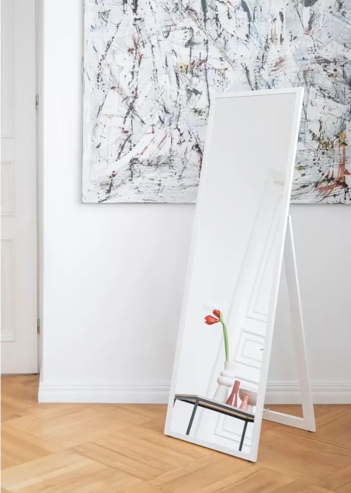 Lustro stojące VERONA 50x170cm białe wysokie I sklep meblowy MIRAT.
