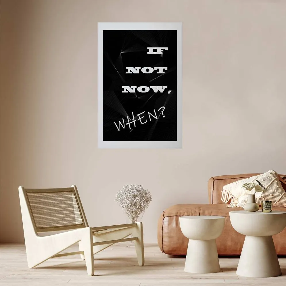 Plakat When 21x30 cm bez ramy z marginesem | MIRAT.