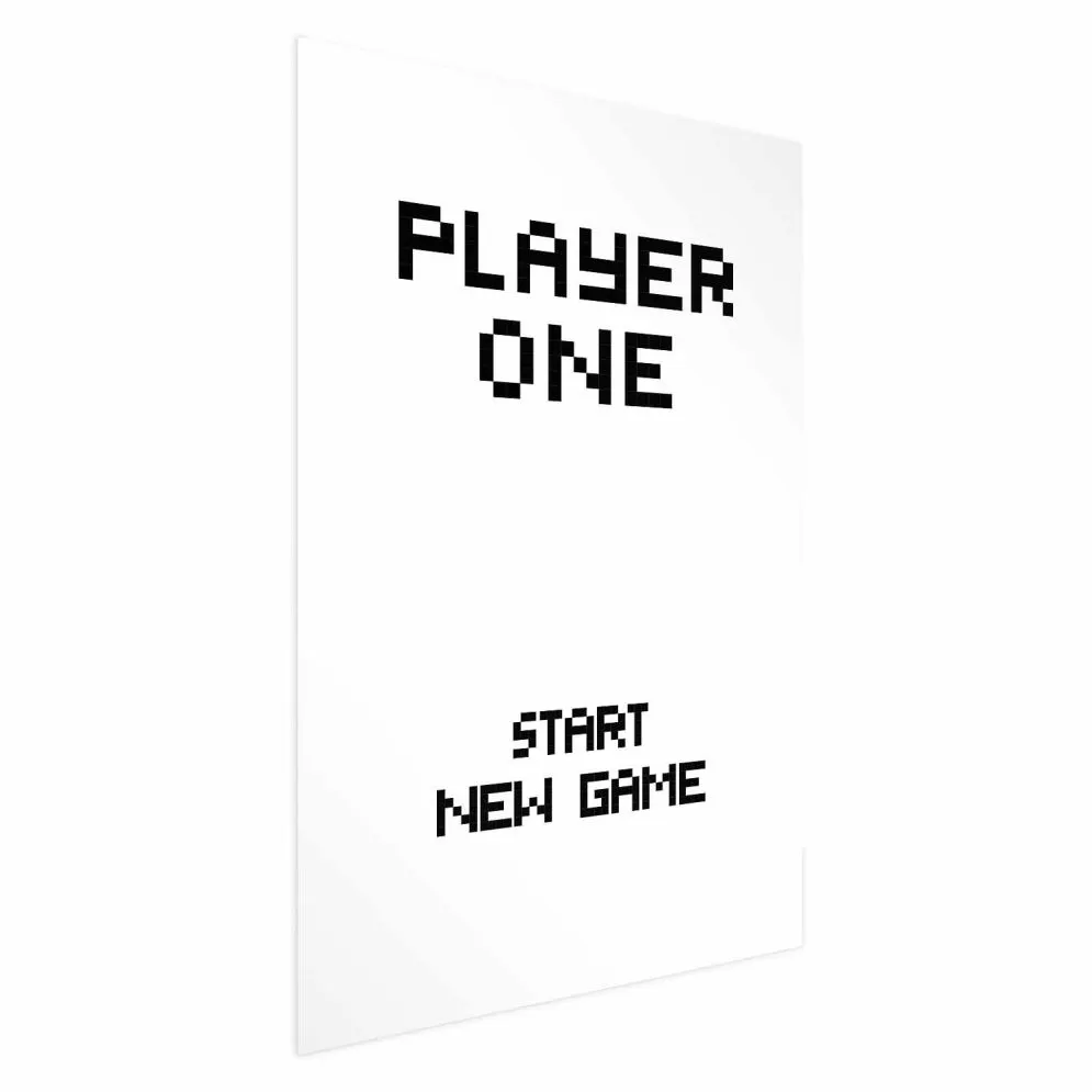 Plakat New game 40x60 cm bez ramy z marginesem | MIRAT.