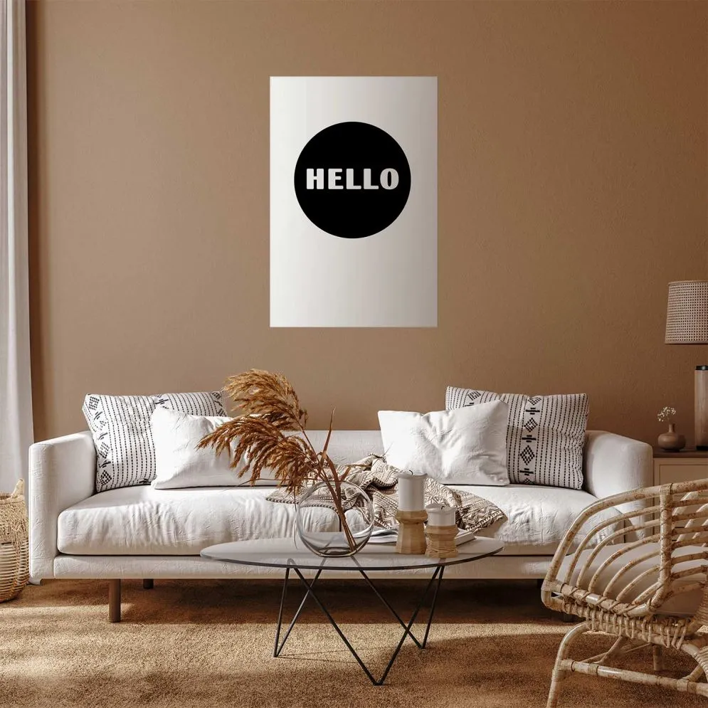Plakat Na dzień dobry 21x30 cm bez ramy bez marginesu | MIRAT.
