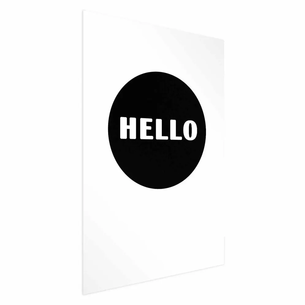 Plakat Na dzień dobry 21x30 cm bez ramy bez marginesu | MIRAT.
