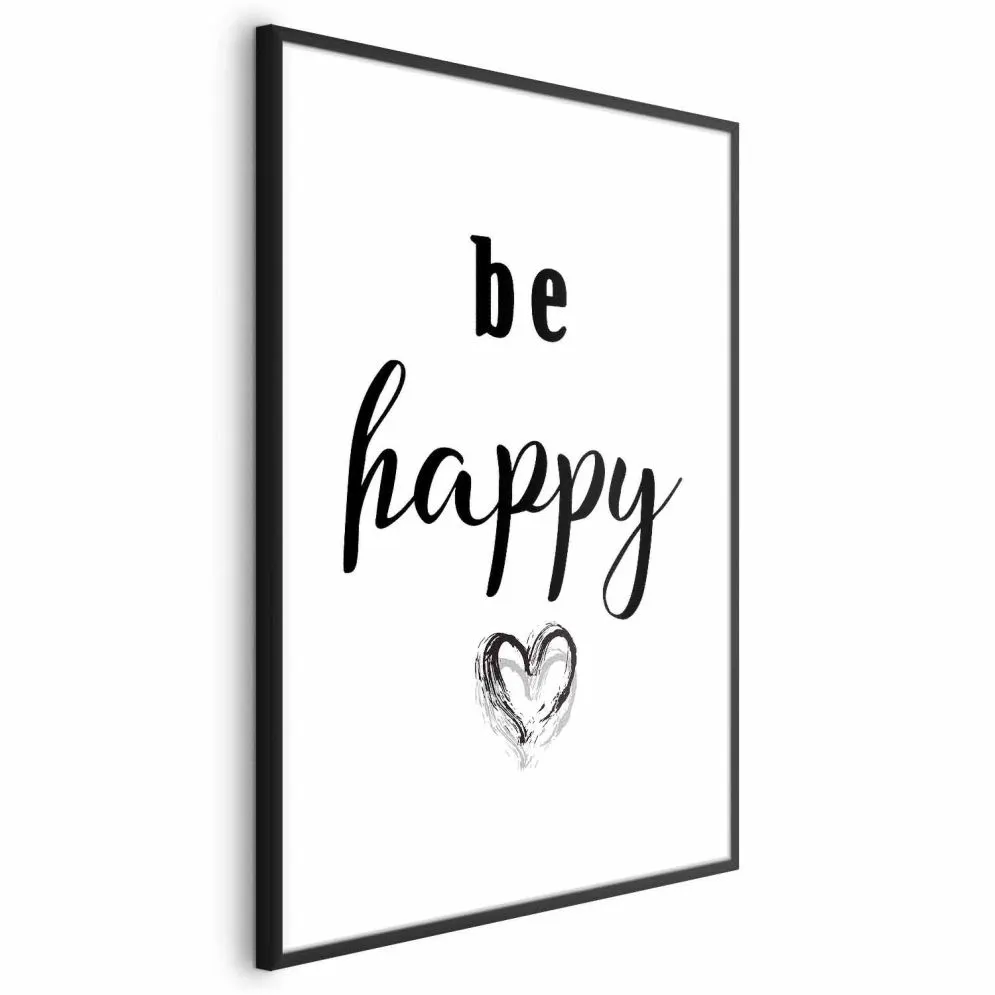 Plakat bez przyszłości 60x40 cm z ramą złotą z marginesem | MIRAT.