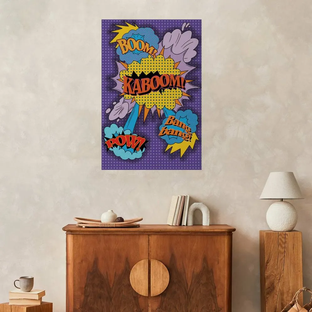 Plakat Kaboom 21x30 cm bez ramy bez marginesu | MIRAT.