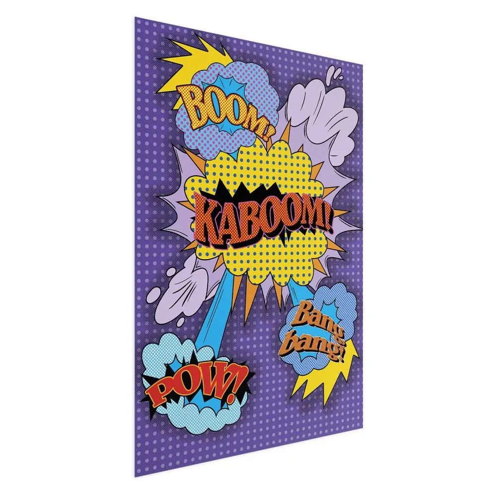 Plakat Kaboom 21x30 cm bez ramy bez marginesu | MIRAT.