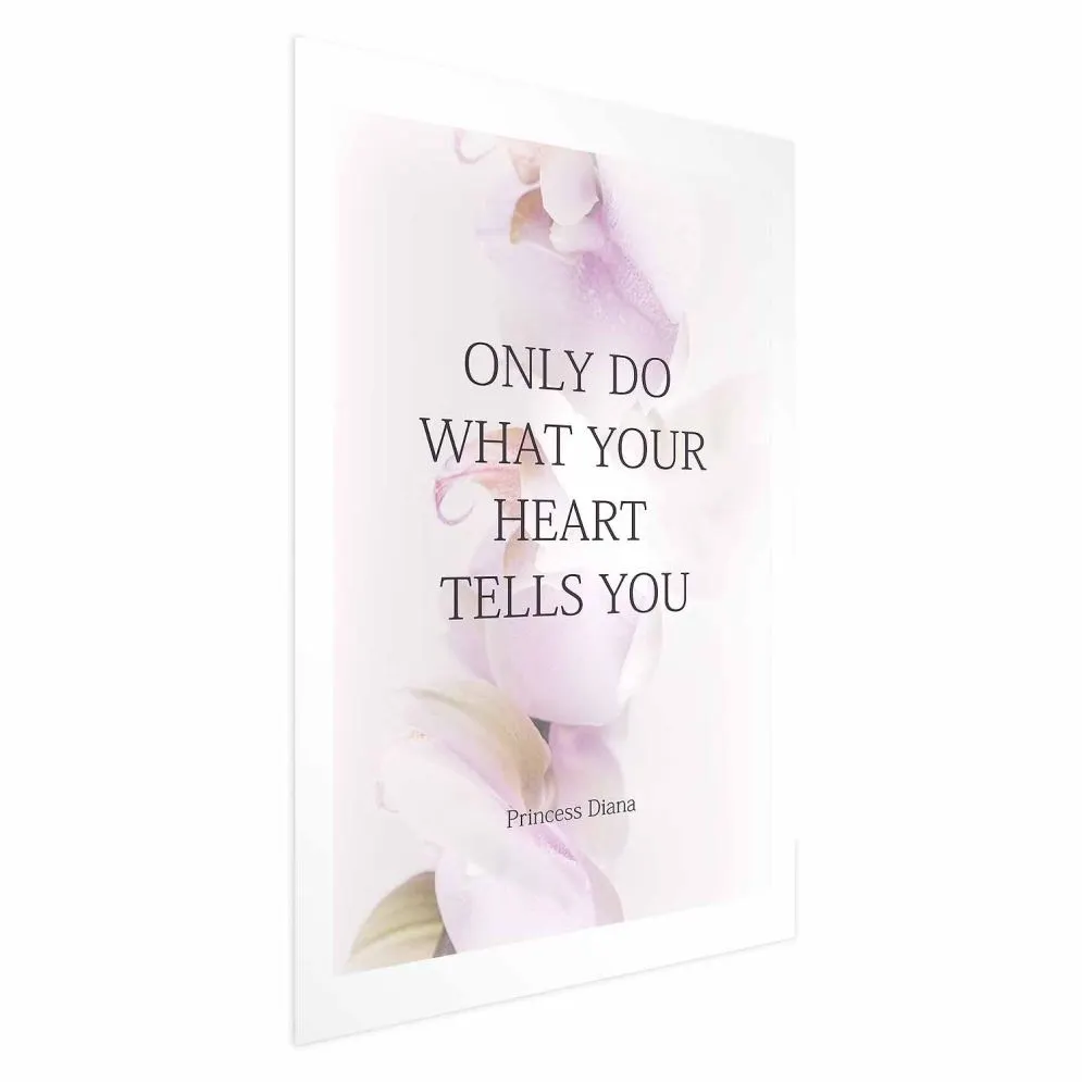 Plakat Heart 60x90 cm bez ramy z marginesem | MIRAT.