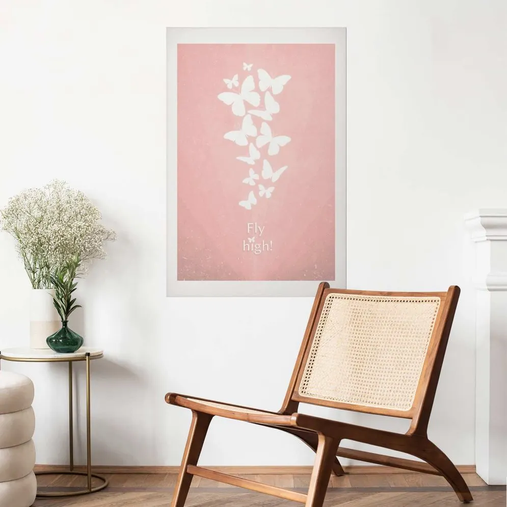 Plakat Fly High 29,7x42 cm bez ramy z marginesem | MIRAT.