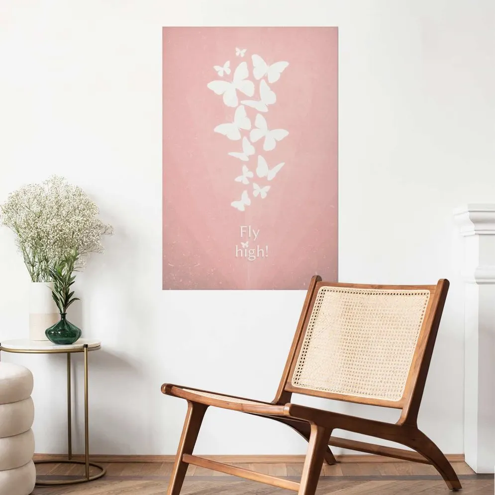 Plakat Fly High 21x30 cm bez ramy bez marginesu | MIRAT.