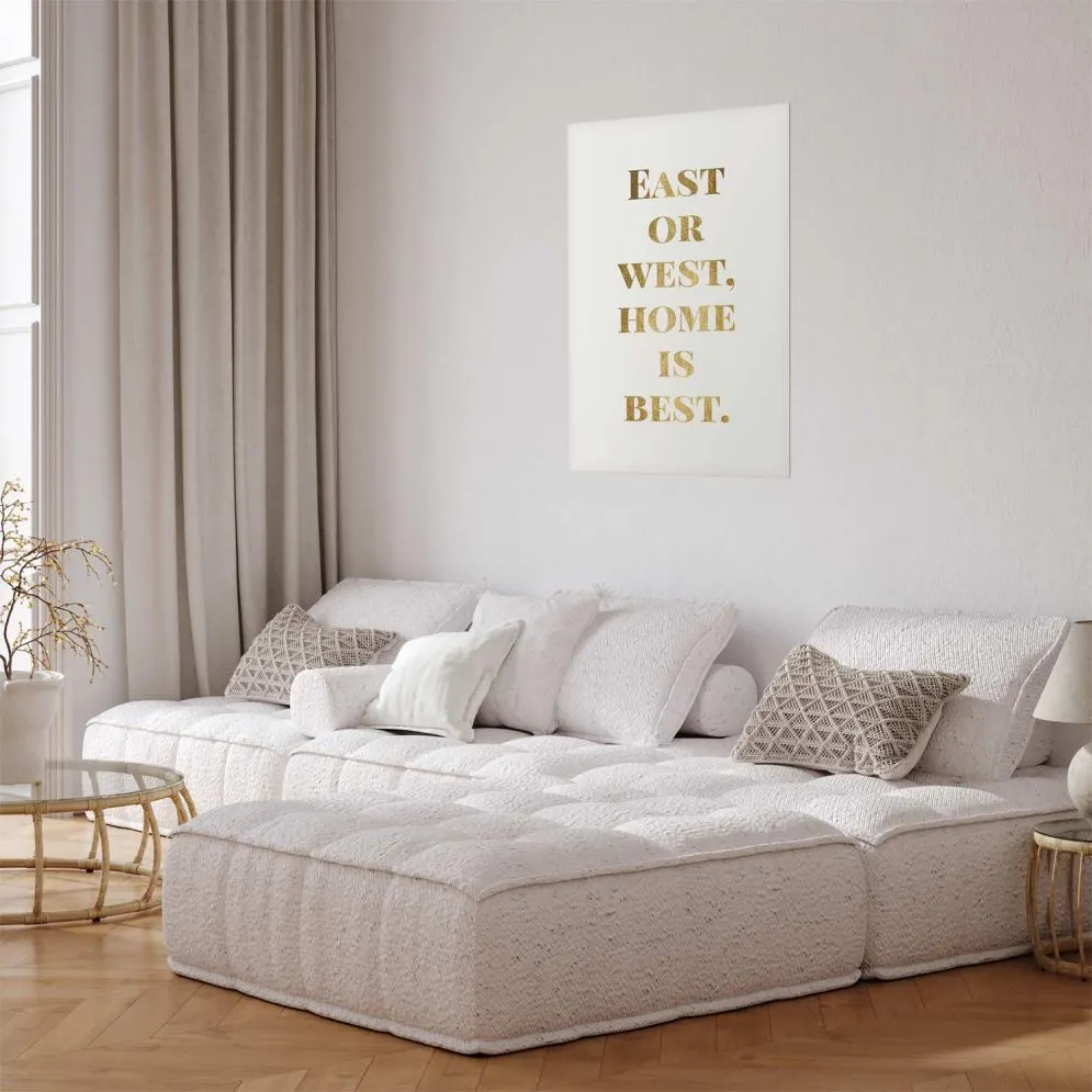Plakat Gold Home 40x60 cm bez ramy bez marginesu | MIRAT.