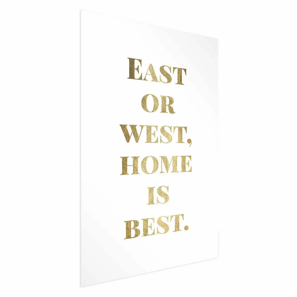 Plakat Gold Home 40x60 cm bez ramy bez marginesu | MIRAT.