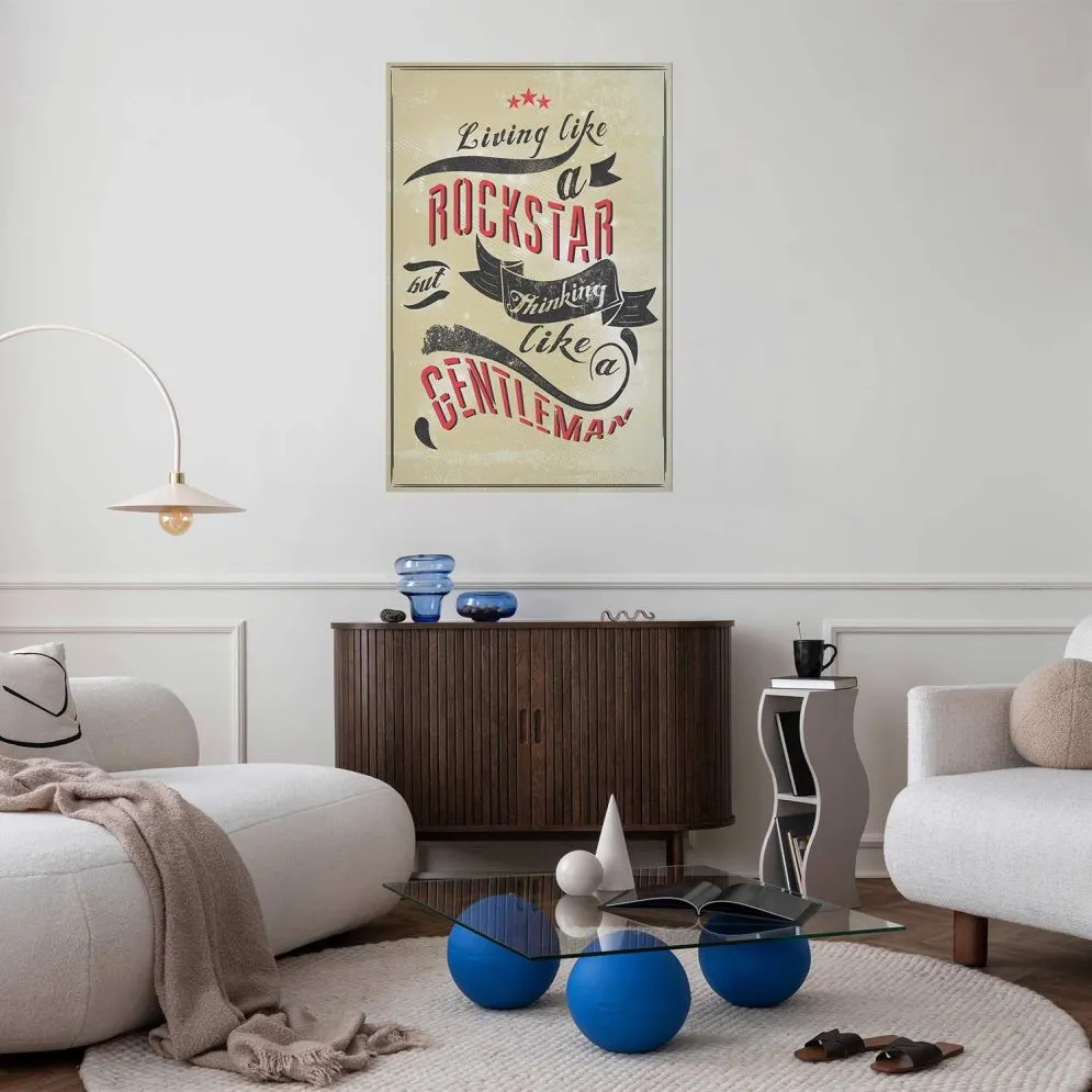 Plakat Rockstar 40x60 cm bez ramy bez marginesu | MIRAT.