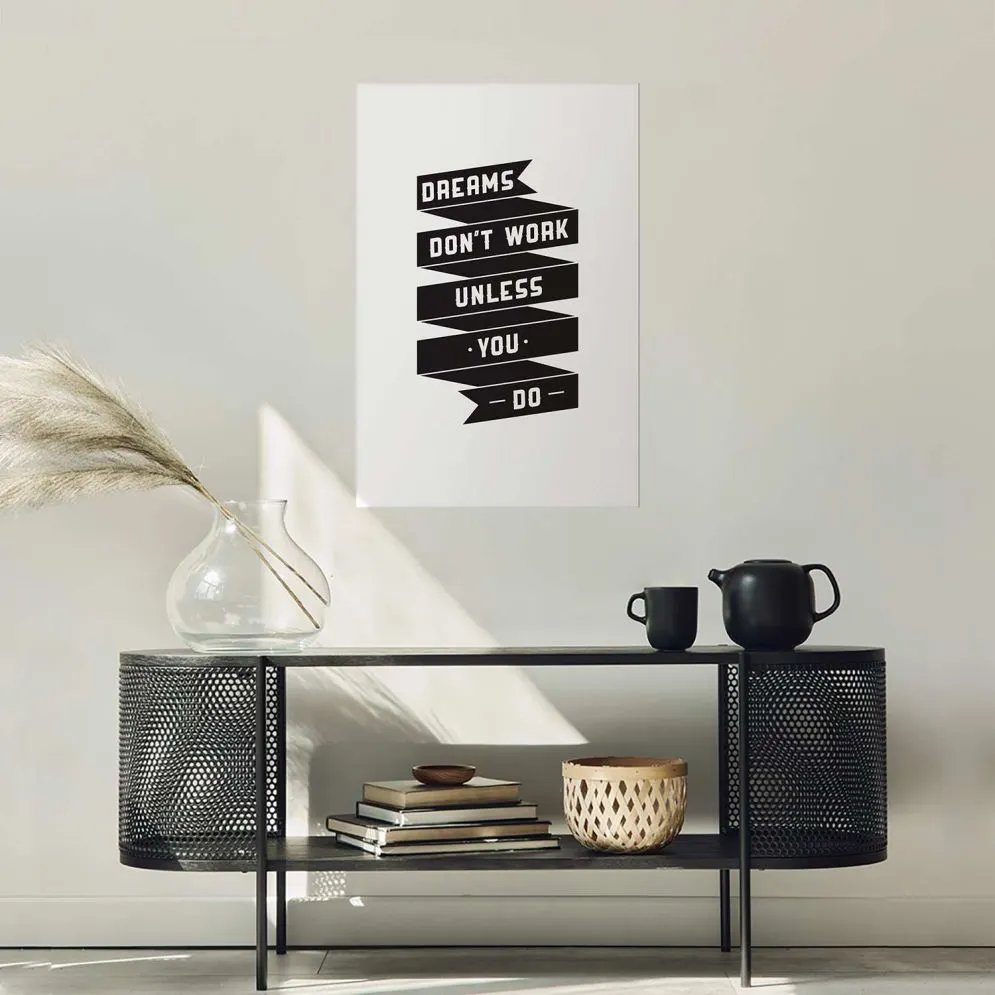 Plakat Dreams 40x60 cm bez ramy z marginesem | MIRAT.