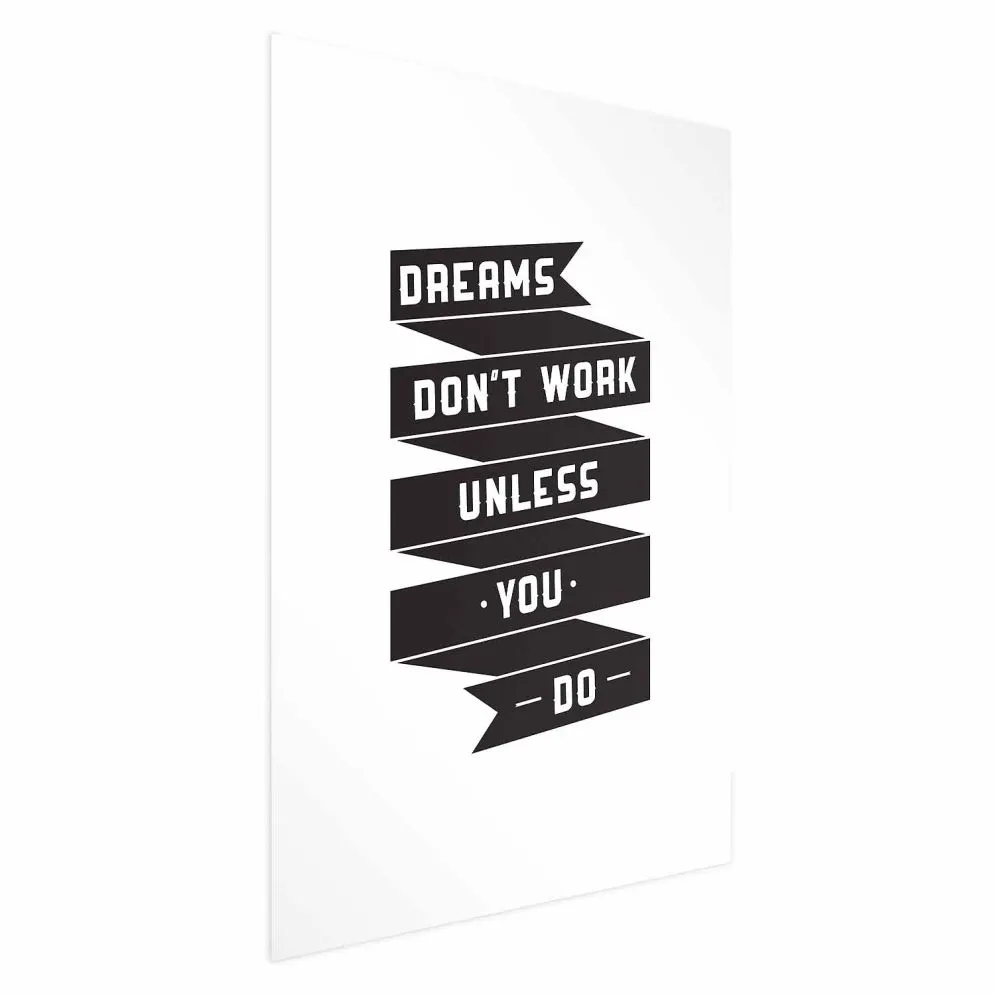 Plakat Dreams 40x60 cm bez ramy z marginesem | MIRAT.