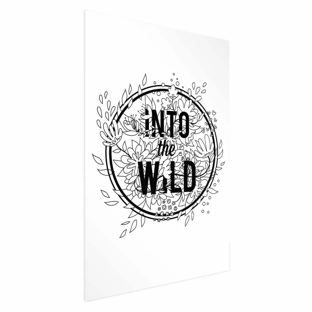 Plakat Into the wild 29,7x42 cm bez ramy bez marginesu | MIRAT.