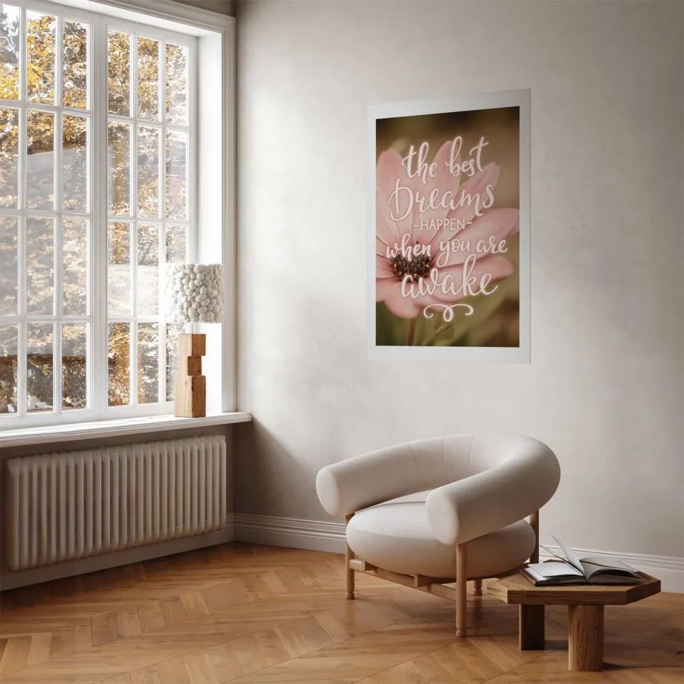 Plakat Best dreams 60x90 cm bez ramy z marginesem | MIRAT.