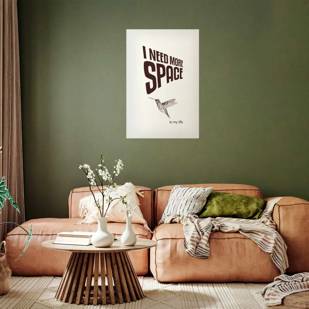 Plakat More Space 21x30 cm bez ramy z marginesem | MIRAT.
