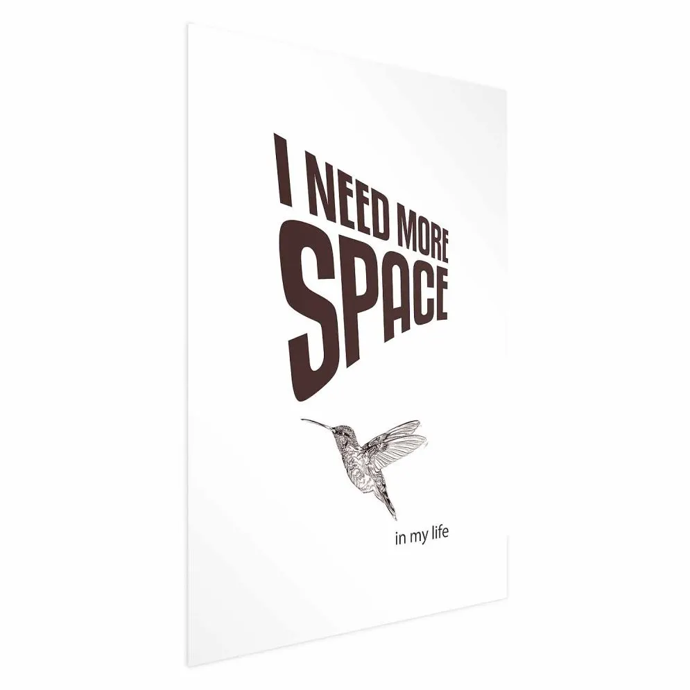 Plakat More Space 21x30 cm bez ramy z marginesem | MIRAT.